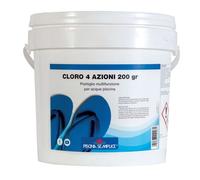CLORO 4 AZIONI 200g Lapi PS1538005 5Kg pastiglie da 200 gr