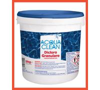 Cloro Dicloro Granulare 56% per Acqua Piscina 1 5 10 25 KG Rapido Shock