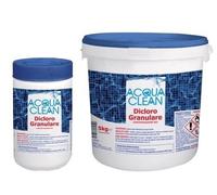 DICLORO CLORO POLVERE GRANULARE ACQUA CLEAN KG.5 PER PISCINE LINER STERILIZZA