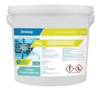Bestway CLORO GRANULARE DICLORO 56% TRATTAMENTO RAPIDO SHOCK ACQUA PISCINA 5 kg
