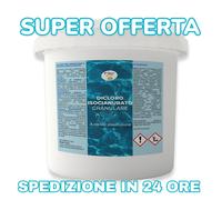 Cloro Granulare 56% Dicloro Shock a rapida dissoluzione secchi da 10 Kg - TC