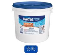 cloro granulare dicloro 56% per acqua piscina 1 5 25 kg shock rapido marten