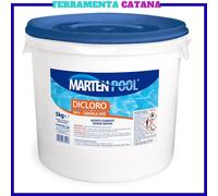 Cloro Marten 56% Granulare Shock Dicloro 5 Kg Rapido Acqua Piscina Trattamento