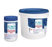 CLORO MULTIFUNZIONE IN PASTIGLIE PER PISCINE KG.10 ACQUA CLEAN