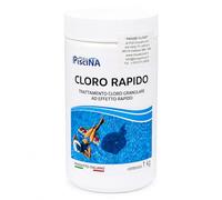 Cloro Rapido Granulare per Piscina e Spa 1 Kg Trattamento Shock Acqua Verde Torbida Marrone Cloro Shock a Rapida Dissoluzione per Pulizia Piscine Esterne Manutenzione Acqua Cristallina Igienizzante