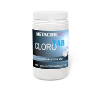 CLORO TAB - Cloro (tricloro) in tavolette da 20gr - conf. 1 Kg - Ideale per qualsiasi tipo e marca di Piscina o Idromassaggio (Teuco,Jacuzzi,Dimhora, Intex,Bestway, ecc.).