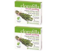 Clorofilla Breath Purifing 30 Compresse Masticabili 2x30 pz Compresse