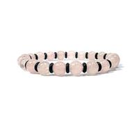 clorophilla. Bracciale in Pietre Naturali | 2 Misure | Uomo Donna, Cristalloterapia, Reiki, Yoga | Confezione Regalo, Tagliandino Pietra e Palo Santo per la Purificazione (LARGE, QUARZO ROSA)