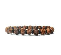 clorophilla. Bracciale in Pietre Naturali | 2 Misure | Uomo Donna, Cristalloterapia, Reiki, Yoga | Confezione Regalo, Tagliandino Pietra e Palo Santo per la Purificazione (NORMAL, RUDRAKSHA)