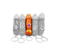 clorophilla. Portachiavi Fallo In Legno Indonesiano Realizzato a Mano - Regalo Souvenir Simpatico e Divertente Per Varie Occasioni - Metti al Sicuro le Tue Chiavi Con Allegria 8cm Colori Assortiti