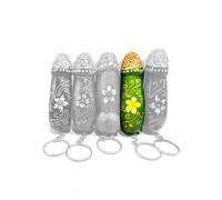 clorophilla. Portachiavi Fallo In Legno Indonesiano Realizzato a Mano - Regalo Souvenir Simpatico e Divertente Per Varie Occasioni - Metti al Sicuro le Tue Chiavi Con Allegria 8cm Colori Assortiti