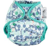 Close Pop in - Borsa per pannolini riutilizzabile, con chiusura a bottoni a pressione, collezione Snow Leopard, dalla nascita fino al pannolino