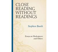 Close Reading without Readings (Tascabile)