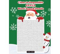 Close-to-Impossible SANTA Word Search Puzzle: Find SANTA One Time Across 100 Puzzle Grids