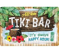 Close Up 40361132225, Targa in Latta Tiki Bar - It's Always Happy Hour (30cm x 20cm)