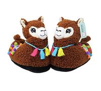 Close Up Alpaka, Pantofole Unisex-Adulto, Marrone, Small/X-Large