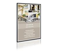 Close Up® - Cornice per poster 68 x 98 cm, con disco in PVC, colore: Nero
