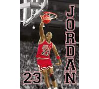 Close Up Empire Interactive - Poster Michael Jordan NBA 23 Slam Dunk (61 x 91,5 cm) - Poster con giocatore di basket Dunking + poster