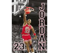 Close Up Empire Interactive - Poster Michael Jordan NBA 23 Slam Dunk (61 x 91,5 cm) - Poster con giocatore di basket, colore: scuro