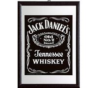 Close Up Jack Daniel's - Specchio con etichetta nera, 22 x 32 cm