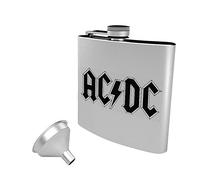 Close Up Merchandise - AC/DC Flachmann Logo Silber,Bedruckt,aus Gebürst [Import]