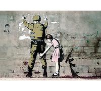 Close Up Poster Banksy - Soldato e fanciulla (59cm x 42cm)