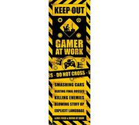 Close Up Poster da porta "Keep Out Gamer at Work" (53 x 158 cm)