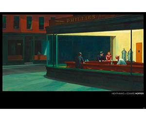Close Up Poster di Edward Hopper Nighthawks (91,5 cm x 61 cm)