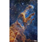 Close Up Poster James Webb | Pillars Of Creation | Pilastri della creazione | Poster spaziale in taglia XL per gli appassionati di astronomia | 61 x 91,5 cm