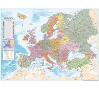 Close Up Poster Mappa dell'Europa XXL - con Bandiere (135cm x 100cm)