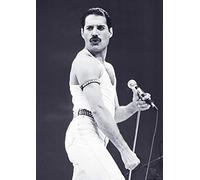 Close Up Poster Queen Freddie Mercury (84 cm x 59,5 cm)