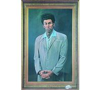 Close Up - Poster Seinfeld Cosmo Kramer (Michael Richards) (61cm x 91,5cm) + 2 aste nere con sospensione