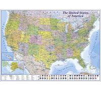 Close Up Poster USA XXL 2019 - MAPS in Minutes (140cm x 100cm)