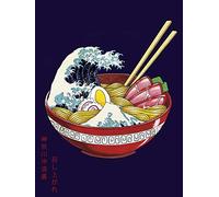 Close Up Stampa d'Arte Great Wave Ramen Bowl (30cm x 40cm)