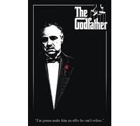 Close Up The Godfather - Poster "Il Pate Pate", 61 cm x 91,5 cm, con 1 poster a spiaggia dei sogni, isola di Bora