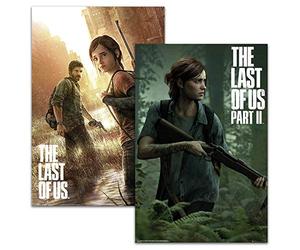 Close Up The Last of Us Part I & II - Set di 2 poster per videogioco (61 cm x 91,5 cm)