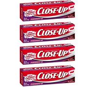 Close-up Toothpaste, Refreshing Red Gel, Anticavity Fluoride, Cinnamon 4 Oz (Pack of 4) by Close-Up