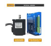 Closed-loop Stepper electronic starter Driver Kit Nem23 57mm/Nema34 86mm 1.5Nm-12Nm 4.2A-6A Servo electronic starter with Encoder HB808C 2PH NWPNLXEA(86 Driver-HBS86H,1.5Nm Nema23 Motor)
