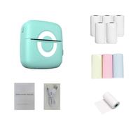 Closer 1 Set Mini Stampante Portatile Adesivo Stampante Termica Stampante Bluetooth Stampante per Immagini, Foto, Riviste
