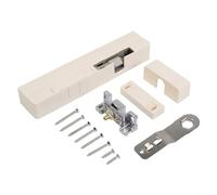 Closer Buffer - Tampone di smorzamento per porta della camera da letto, in legno, per porta ammortizzatore (WHITELEFT)