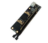 Closer Gen4 2 porte SlimSAS 8I X2 a PCIE 4.0 X16 Slot Scheda Adattatore per Scheda di Rete Grafica Scheda Video Cattura Durevole