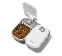 Closer Pets C200 2 pasto automatico alimentatore per animali domestici per gatti e cani di piccola taglia con inserti in acciaio inossidabile e confezione di ghiaccio