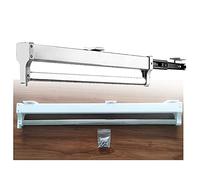 Closet Estraibile Rack di Asciugatura/Pantaloncini per Pantaloni, Spazio di Salvataggio, Porta di Asciugatura del Guardaroba espandibile, Portapacchi per la casa, Acciaio Bianco + Inossidabile, 30
