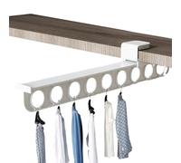 Closet Pull Out Rod - Pull Out Clothes Rack | Sliding Hanging Rail | Retractable Closet Storage | Wardrobe Clothing Rail Top Mount Telescopic Trousers Rack | Rod Heavy Duty Closetsvalet Rods Slides