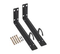 Closet Rod Support Bracket - Shelf Bar Support Replacement Rod Holder | Heavy Duty Closet Shelf Rods Brackets For Hanging Clothes Storage, Rods Supports Bracket For ClosetsCabinet Bedroom Garage Use