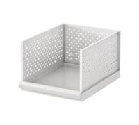 Closet Shelf Organizer - Stackable Clothing Storage Bin For Bedroom | Clothing Storage Organizer For Dormitory Laundry Bedroom Shower Home Living Room Apartment