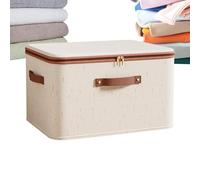 Closet Storage Organizer - Zippered Garment Organizer | Foldable Wardrobe Drawer Storage Box for Bedrooms and Living Rooms | Dust-Proof Closet Shelf Organizers for Sweaters, Towels, and Dresses