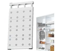 Closet Tension Shelf - Flexibble Closet Organizer, Adjustable Storage Rack, Long Lasting Statable Insert Shelving | Divider Shelf for Cabinets Bookcases Wardrobe Pantry Home Storage Organization