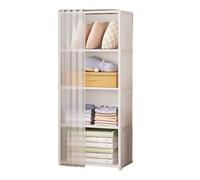 Closet Wardrobe - Closet Wardrobe for Small Room | Wardrobe Rack for Storage Clothes, Closet Storage Clothes Organizer, Easy to Assemble Heavy Duty Garment Rack for Folded Clothes, Coats