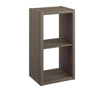 ClosetMaid 4537 - Organizer decorativo a 2 cubi, con apertura posteriore, colore: grigio grafite
